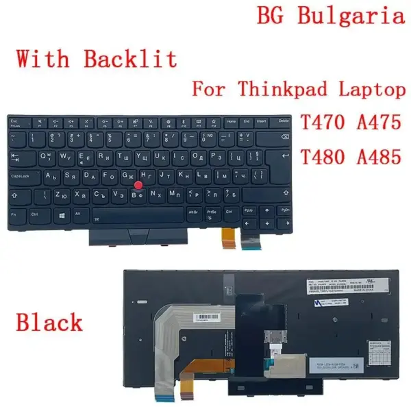 Lenovo ThinkPad Backlit Keyboard for T470/T480 - Image 12