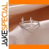 Elk Antlers Stainless Steel Women’s Ring