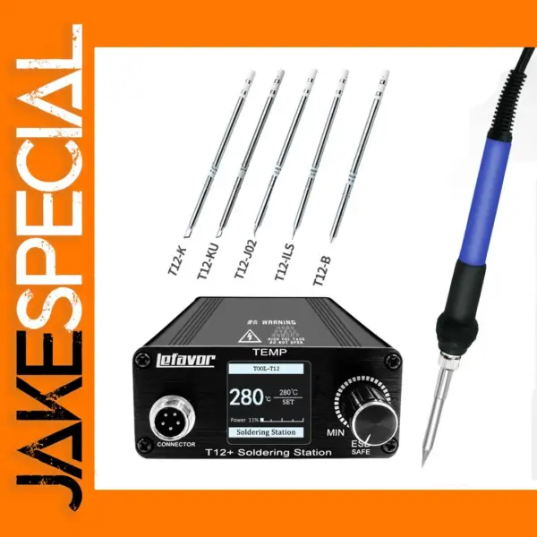 T12 75W Digital Soldering Iron Station