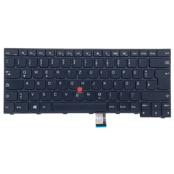 German Swiss QWERTZ Keyboard for Lenovo Thinkpad E450-E465 - Image 4