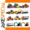 1:80 Scale Alloy Construction Vehicle Set