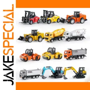 1:80 Scale Alloy Construction Vehicle Set