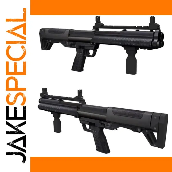 3D Paper Model Gun Shotgun KSG DIY Kit