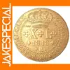1818-R Brazil 40 Reis Copper Copy Coin