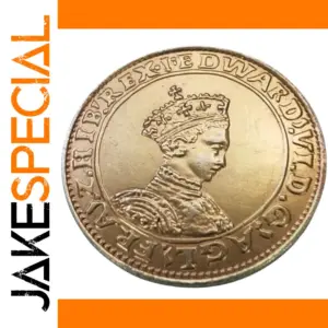 1/2 Sovereign Replica Gold Coin Edward VI