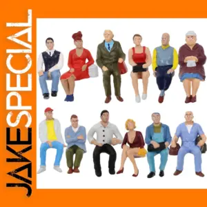 G Scale Painted People Model Figures Set