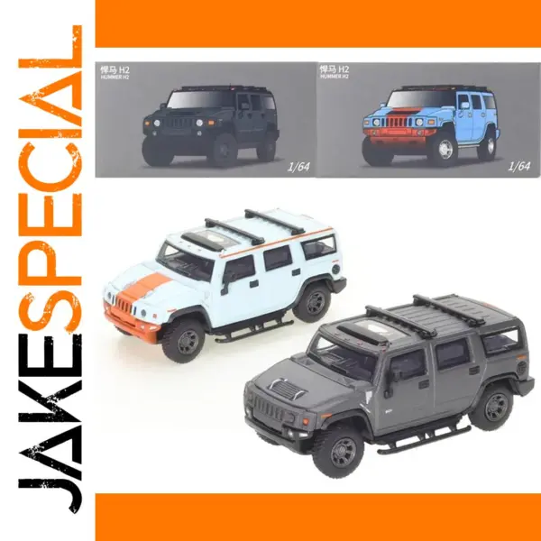 1/64 Scale Hummer H2 Diecast Model SUV