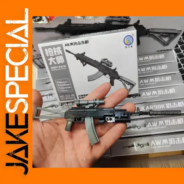 1/6 Scale Assault Rifle Model Set of 6