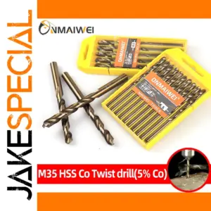 Cobalt Coated Twist Drill Set 1-13mm 5/10pcs