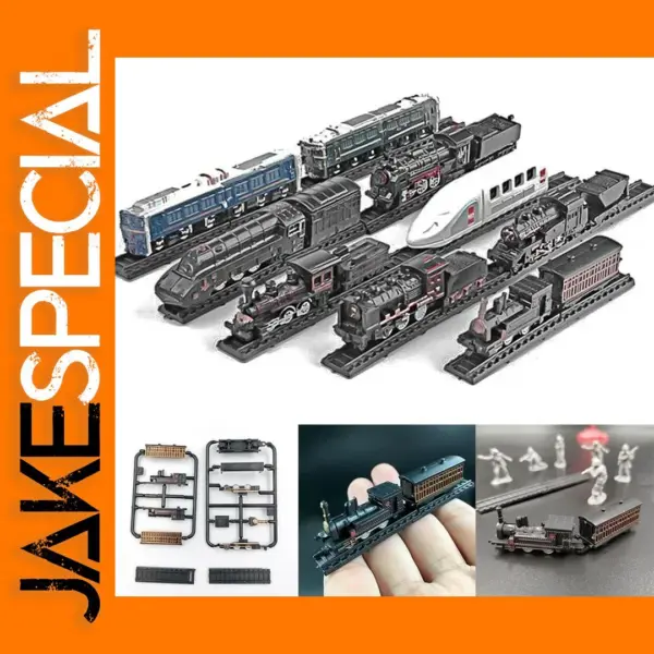 1/200 Steam Electric Locomotive Train Model