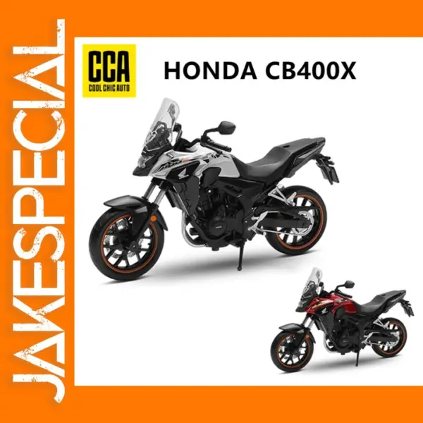 1:12 Scale Honda CB400X Diecast Motorcycle Model