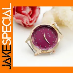 Rose Gold Diamond Watch Face for Women