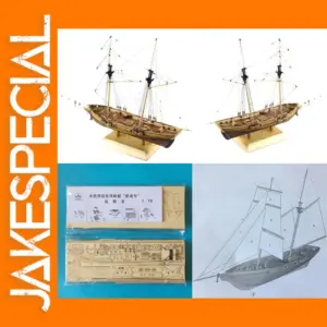 1:70 Scale Wooden Sailing Boat Model Kit