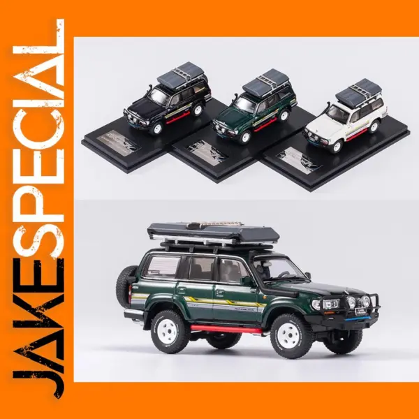 1/64 Scale Land Cruiser LC80 Diecast Model