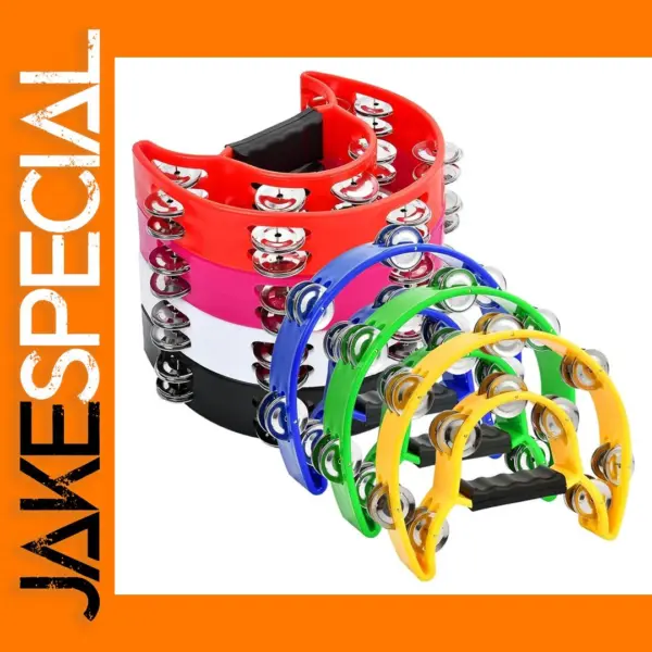Double-layer Half Moon Tambourine for Percussion