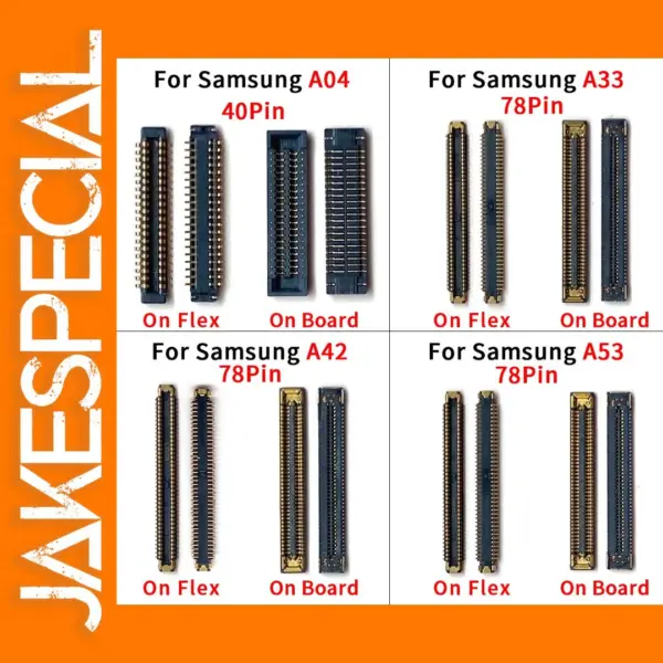 LCD Flex FPC Connector for Samsung A04-A73