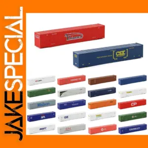 N Scale 53ft Shipping Containers with Magnets