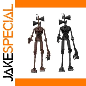 Horror Game Siren Head Building Block Kit
