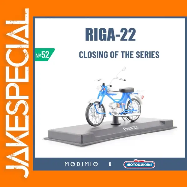 1:24 Scale Riga 22 Soviet Moped Model