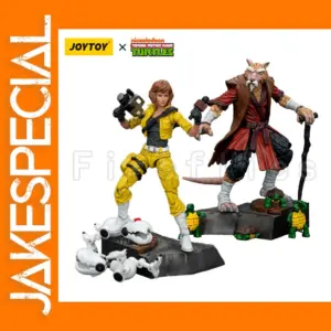 1/18 TMNT Splinter April O'Neil Action Figure