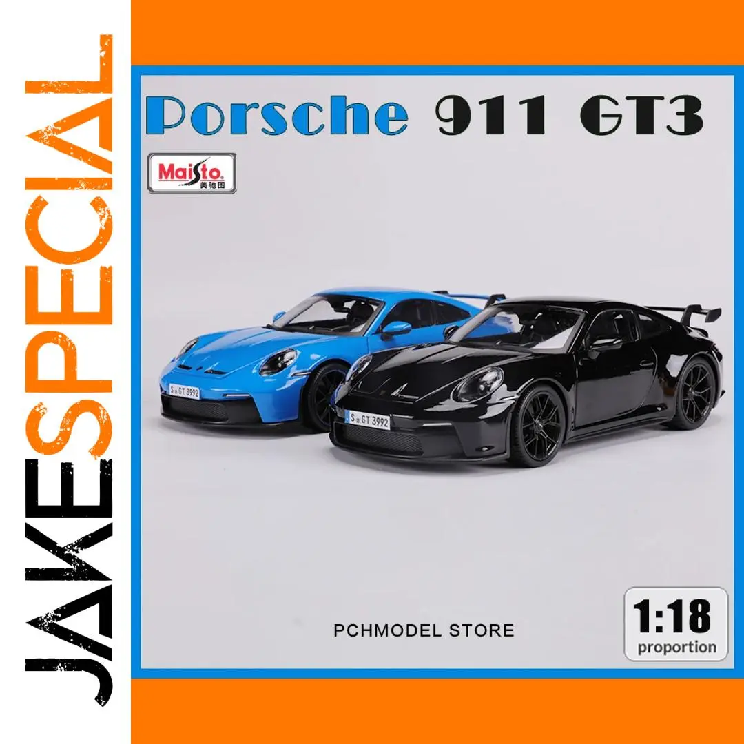 Maisto 1:18 Porsche 911 GT3 Die-Cast Car Model 1 Maisto 1:18 Porsche 911 GT3 Die-Cast Car Model