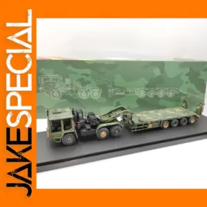 1:72 Scale Diecast Heavy-duty Transport Trailer Model