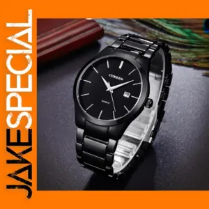 Luxury Quartz Men's Watch with Calendar Feature
