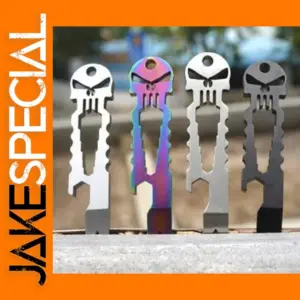 Stainless Steel Multi-Function Crowbar Keychain