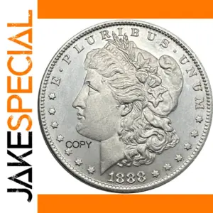 Vintage Silver Plated 1888 Commemorative