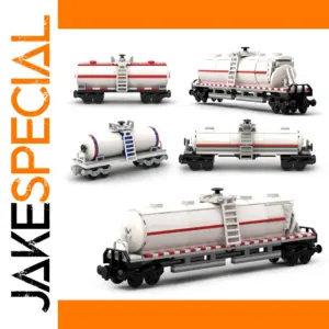 Building Block Oil Tank Truck Set