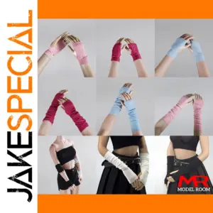 1/6 Female Arm Sleeve Gloves for Action Figures