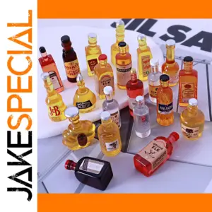 10pcs Miniature Dollhouse Drink Bottles Set