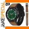 Leather and Silicone Band for Samsung Galaxy Watch 4/5/6/7 Series