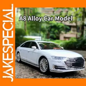1/24 A8 Alloy Diecast Car Model with Sound