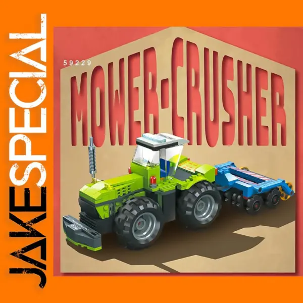 Farm Tractor Building Blocks Toy Set