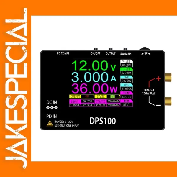 DPS100 Adjustable DC Power Supply 30V 5A