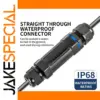 IP68 Waterproof Cable Connectors 2 Pins 450V