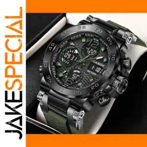 Luxury Men's Digital Analog Quartz Watch
