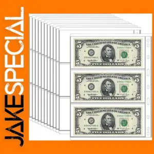 Coin Collection Book with 240 Pocket Sleeves