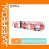 Ikarus 280 Red City Bus Model 1:43 Diecast