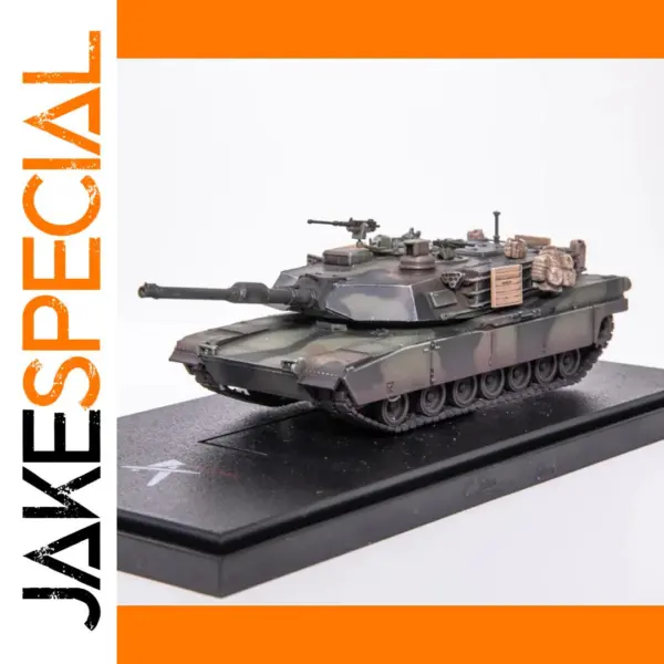 1:72 Scale US M1A2 Abrams Tank Model