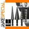 3Pcs HSS Step Drill Bits Set 3-20mm