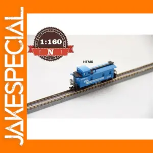 1/160 Blue Caboose Diecast Train Model