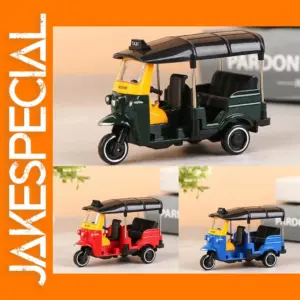 India Tuk Tuk Taxi Diecast Model 1:43 Scale