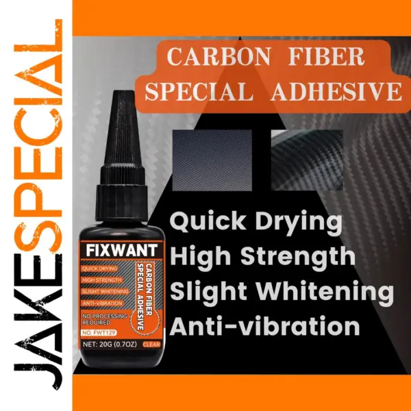 Carbon Fiber Repair Glue for Bike, Racket, and More