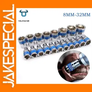 1/2 Inch Drive Deep Impact Socket Set 8-32mm