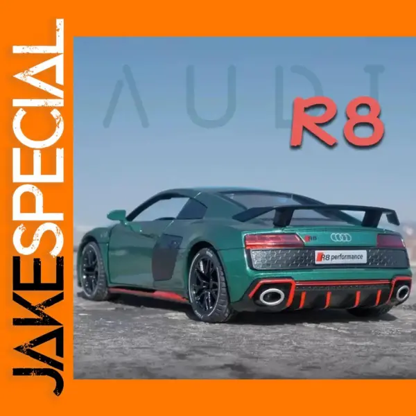 1:24 Audi R8 V10 Plus Diecast Model Car