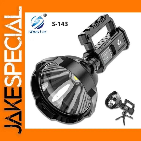 High Power XHP70 LED Rechargeable Flashlight