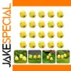 50pcs Mini Resin Chicken Figurines for Decor
