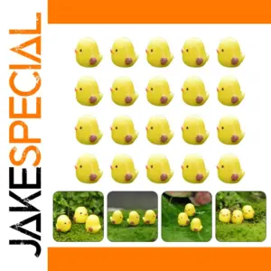 50pcs Mini Resin Chicken Figurines for Decor